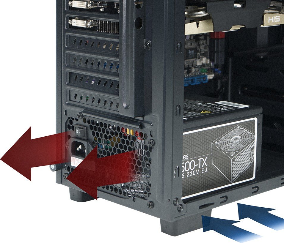 Корпус Zalman Z1 NEO Black + Блок питания 600W AeroCool VX 600